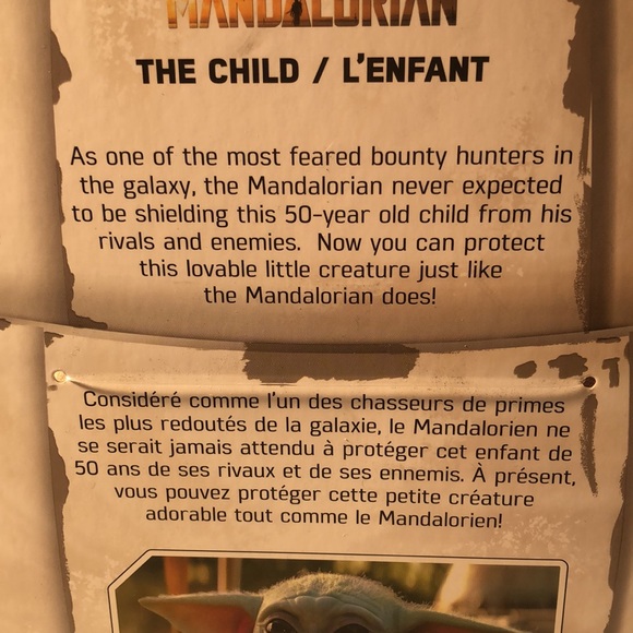 Star Wars the mandalorian baby alien yoda) plush - Picture 7 of 10